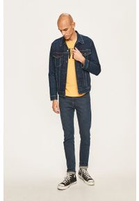 Levi's® - Levi's - Kurtka jeansowa. Okazja: na spotkanie biznesowe, na co dzień. Typ kołnierza: bez kaptura. Kolor: niebieski. Materiał: jeans. Styl: biznesowy, casual #7