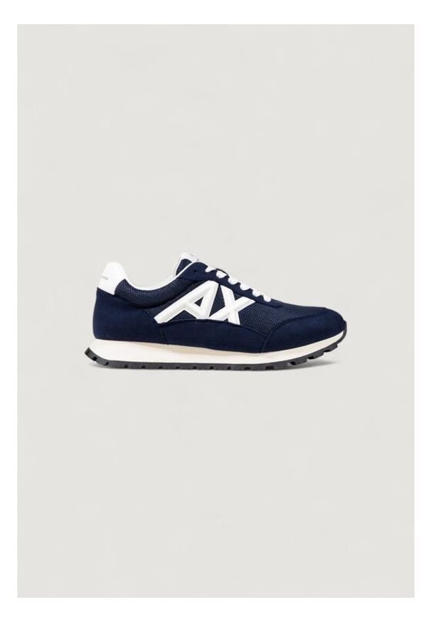 Armani Exchange Sneakersy XM001960 AF19388 MB005 Granatowy. Kolor: niebieski. Materiał: materiał