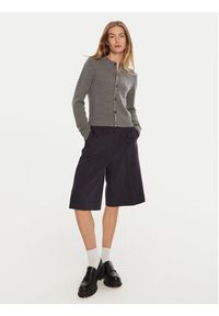 AMI PARIS - AMI Paris Kardigan FKC157005 Szary Regular Fit. Kolor: szary. Materiał: kaszmir #2