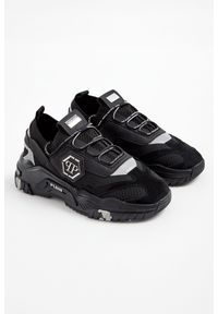 Philipp Plein - Sneakersy męskie PHILIPP PLEIN. Materiał: zamsz, skóra. Wzór: nadruk, gładki