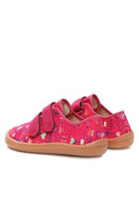 Froddo Sneakersy Barefoot Canvas G1700358-5 D Różowy. Kolor: różowy. Materiał: materiał #3