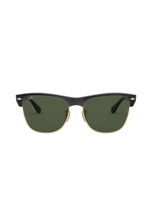 Ray-Ban - Okulary Clubmaster Oversized. Kolor: czarny