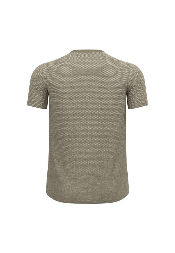 Koszulka męska Odlo ESSENTIAL SEAMLESS T-shirt crew neck l/s. Kolor: brązowy
