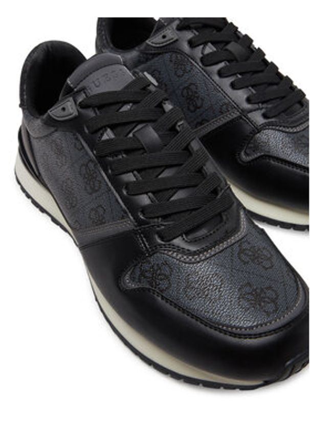 Guess Sneakersy FMJISL ELL12 Czarny. Kolor: czarny. Materiał: skóra
