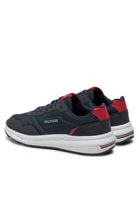 TOMMY HILFIGER - Tommy Hilfiger Sneakersy Faston Mix Ess FM0FM05141 Granatowy. Kolor: niebieski. Materiał: materiał #3