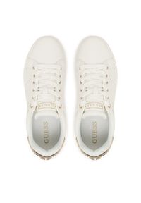 Guess Sneakersy FLPWES ELE12 Biały. Kolor: biały. Materiał: skóra #5
