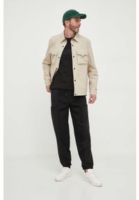 Armani Exchange spodnie męskie kolor czarny. Kolor: czarny #4