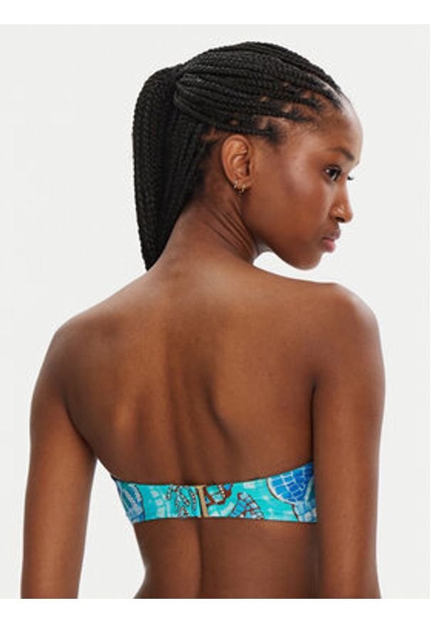 Seafolly Góra od bikini La Mer 31409DD214 Turkusowy. Kolor: turkusowy. Materiał: syntetyk