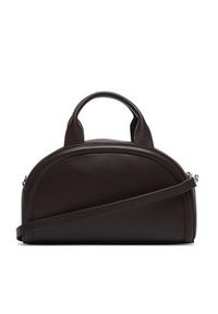Calvin Klein Torebka Bold Ck Dome Crossbody LV04F3895G Bordowy. Kolor: czerwony. Materiał: skórzane #5