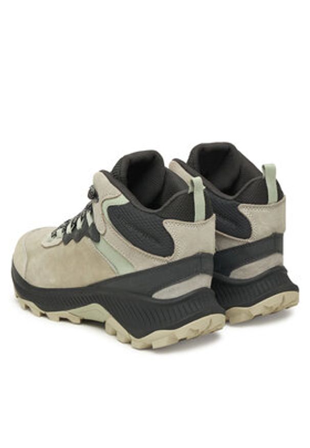 Merrell Trekkingi Speed Strike 2 Leather Mid Waterproof J038387 Beżowy. Kolor: beżowy. Materiał: skóra, zamsz. Sport: turystyka piesza