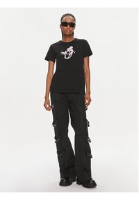Pinko T-Shirt 100789 A1OC Czarny Regular Fit. Kolor: czarny. Materiał: bawełna