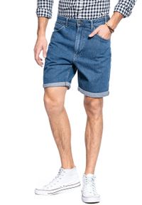 Lee - SPODENKI MĘSKIE LEE PIPES TAPERED SHORTS TIC L73ZGGEZ 112120830