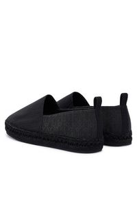 Calvin Klein Espadryle All Over CK HW0HW02933 Czarny. Kolor: czarny. Materiał: materiał #5