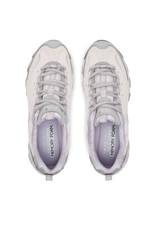 skechers - Skechers Sneakersy D'lites - Retro Rewind 150536/NTGY Szary. Kolor: szary. Materiał: skóra