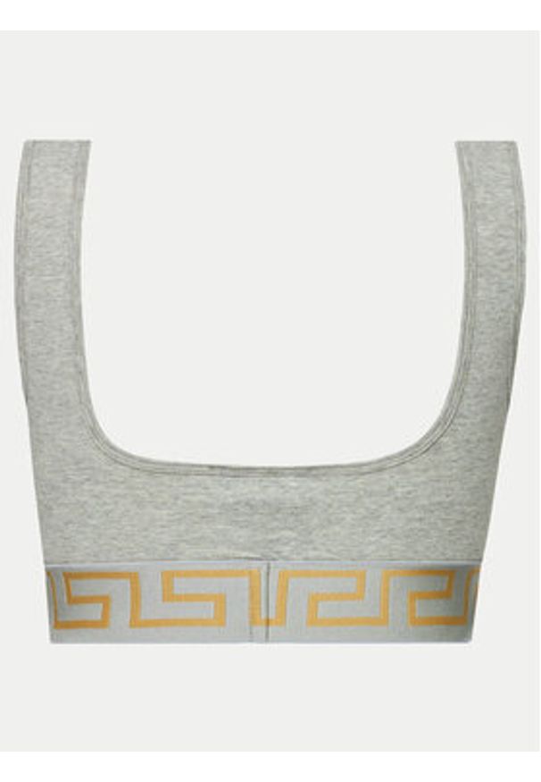 VERSACE - Versace Biustonosz top 1013323 Szary. Kolor: szary. Materiał: bawełna