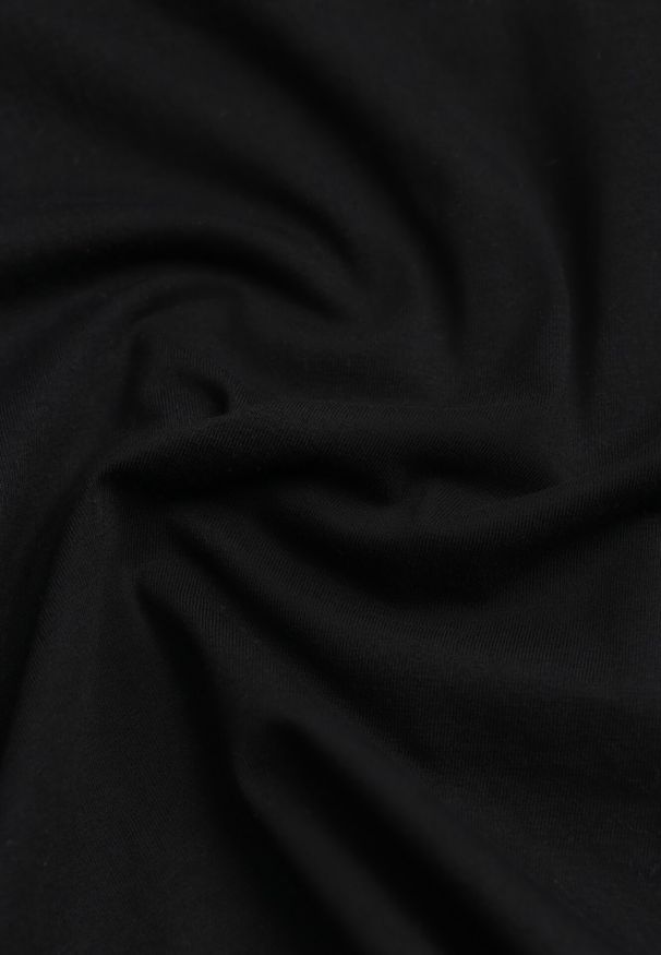 Born2be - Czarny Bawełniany T-shirt w Klasycznym Stylu Nedila. Kolor: czarny. Materiał: bawełna. Długość: długie. Styl: klasyczny