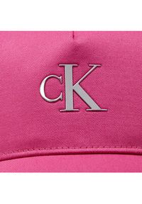Calvin Klein Czapka z daszkiem Minimal Monogram Cap K60K611541 Różowy. Kolor: różowy. Materiał: materiał #3