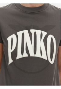 Pinko - PINKO T-Shirt 101752 A2CT I63 Szary Regular Fit. Kolor: szary. Materiał: bawełna #5