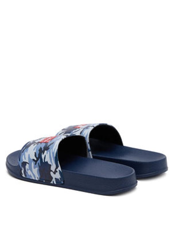 Levi's® Klapki Pool S VPOL0234S Granatowy. Kolor: niebieski. Materiał: syntetyk