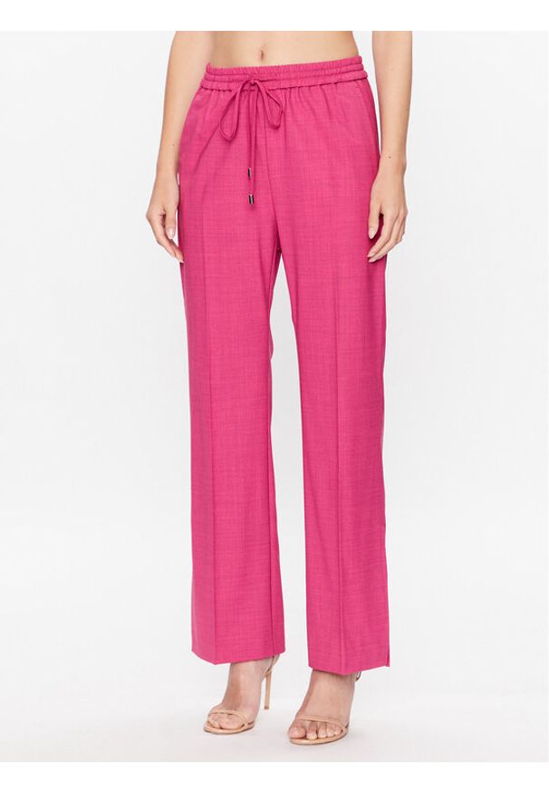 MAX&Co. Spodnie materiałowe Grissino 71340123 Różowy Regular Fit. Kolor: różowy. Materiał: materiał, syntetyk