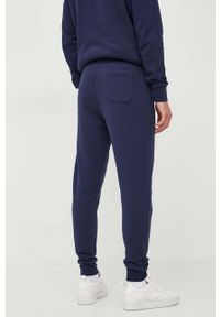 Polo Ralph Lauren spodnie dresowe kolor granatowy z aplikacją. Kolor: niebieski. Materiał: dresówka. Wzór: aplikacja #2