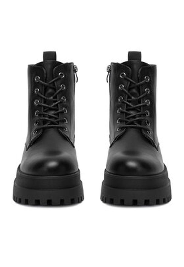 DeeZee Trzewiki 13295-1 Czarny. Kolor: czarny. Materiał: syntetyk, materiał