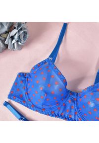 Intica - Komplet bielizny z serduszkami z delikatnego materiału Joan. Kolor: zielony. Materiał: materiał #3