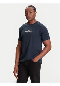 Quiksilver T-Shirt EQYZT08174 Granatowy Regular Fit. Kolor: niebieski. Materiał: bawełna
