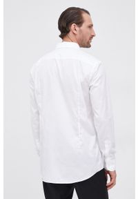 BOSS - Boss - Koszula bawełniana. Typ kołnierza: kołnierzyk klasyczny. Kolor: biały. Materiał: bawełna. Długość rękawa: długi rękaw. Długość: długie. Wzór: gładki. Styl: klasyczny #5