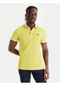 BOSS Polo Paddy 50469055 Żółty Regular Fit. Typ kołnierza: polo. Kolor: żółty. Materiał: bawełna #1