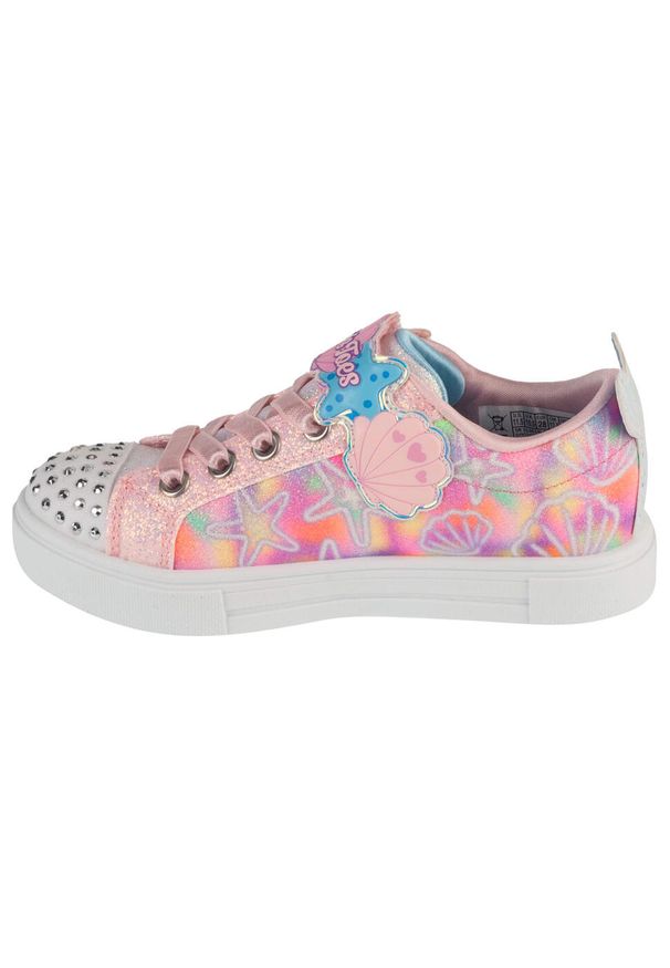 skechers - Buty sportowe Sneakersy dziewczęce, Twinkle Sparks - Underwater Magic. Kolor: różowy. Sport: turystyka piesza