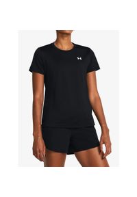 Koszulka szybkoschnąca damska Under Armour Tech SSC. Kolor: czarny. Sport: fitness #1