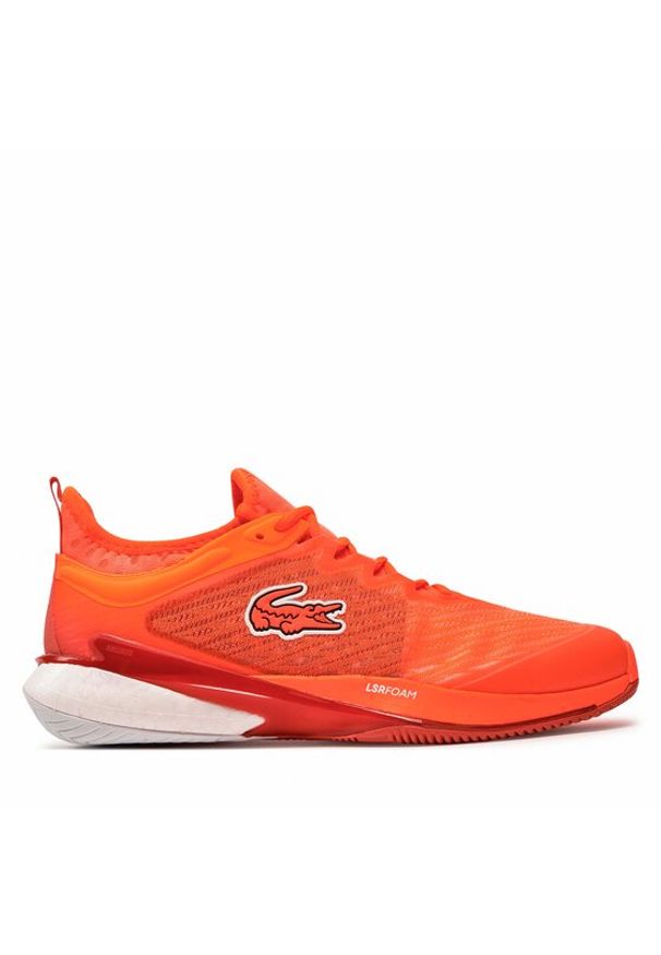 Lacoste Sneakersy Ag-Lt23 Lite 123 1 Sma 745SMA0014ADX Pomarańczowy. Kolor: pomarańczowy. Materiał: materiał