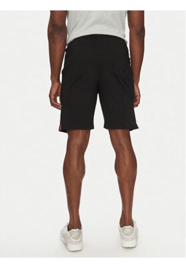 Alpha Industries Szorty sportowe 116366 Czarny Regular Fit. Kolor: czarny. Materiał: bawełna. Styl: sportowy