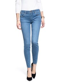 Wrangler - SPODNIE DMASKIE WRANGLER SKINNY LIGHT MY FIRE W28KJM78G