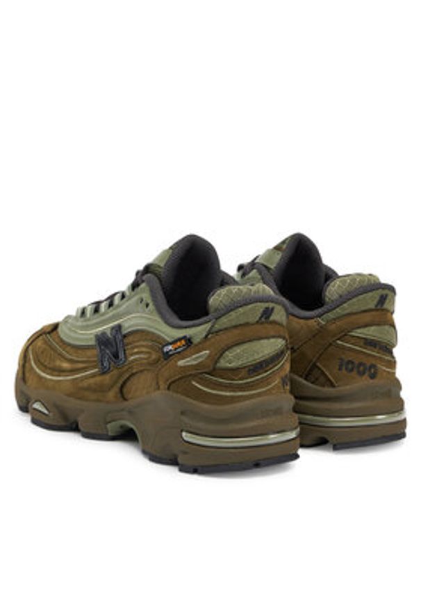 New Balance Sneakersy M1000NBU Zielony. Kolor: zielony. Materiał: zamsz, skóra