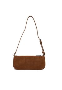 Tommy Jeans Torebka Tjw Must Suede Shoulder Bag AW0AW18454 Brązowy. Kolor: brązowy. Materiał: skórzane, zamszowe #6