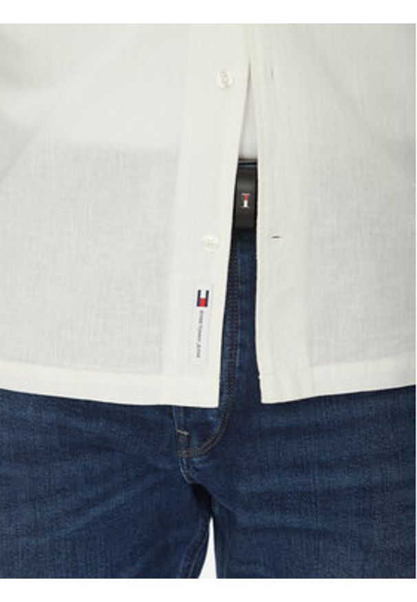Tommy Jeans Koszula DM0DM20895 Écru Regular Fit. Materiał: bawełna