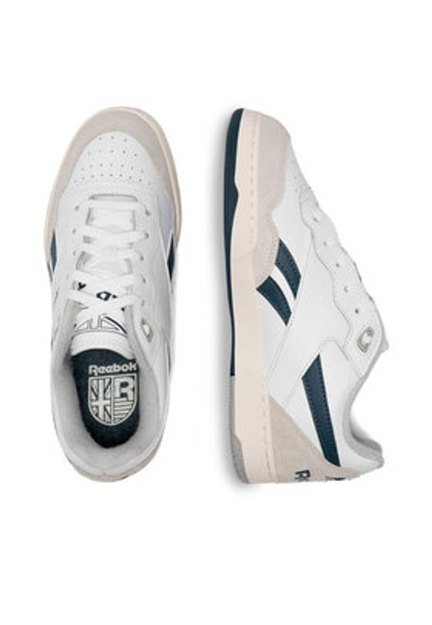 Reebok Sneakersy BB 4000 II 100033848 W Biały. Kolor: biały. Materiał: skóra