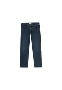 Wrangler - WRANGLER GREENSBORO MĘSKIE SPODNIE JEANSOWE JEANSY DŻINSY STORMY WASH 112357413 W15Q017437