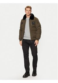 Aeronautica Militare Kurtka bomber 242AB2106CT3151 Khaki Regular Fit. Kolor: brązowy. Materiał: syntetyk #6