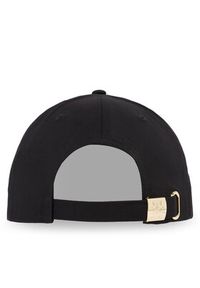 TOMMY HILFIGER - Tommy Hilfiger Czapka z daszkiem Elevated Chic Cap AW0AW17128 Czarny. Kolor: czarny. Materiał: materiał, bawełna