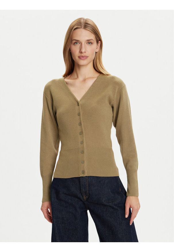 Vero Moda Kardigan Saba 10334777 Zielony Regular Fit. Kolor: zielony. Materiał: syntetyk