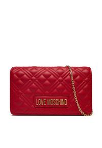 Love Moschino - LOVE MOSCHINO Torebka JC4079PP0NLA0500 Czerwony. Kolor: czerwony. Materiał: skórzane #4
