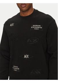 Armani Exchange Bluza XM000479 AF10818 UC001 Czarny Regular Fit. Kolor: czarny. Materiał: bawełna #5