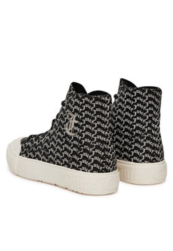 Juicy Couture Trampki VSJU004 Czarny. Kolor: czarny. Materiał: materiał