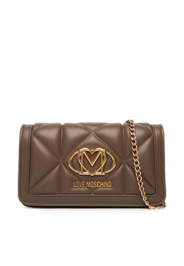 Love Moschino - LOVE MOSCHINO Torebka JC5640PP1OLC0203 Brązowy. Kolor: brązowy. Materiał: skórzane