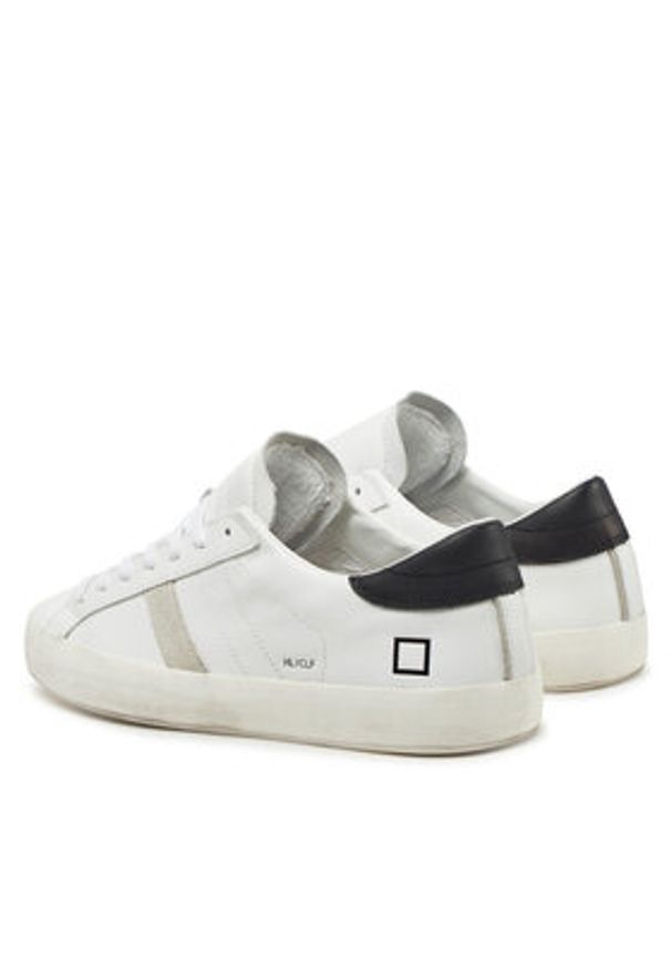 D.A.T.E. Sneakersy Hill Low Calf M421-HL-CA-WB Biały. Kolor: biały. Materiał: skóra