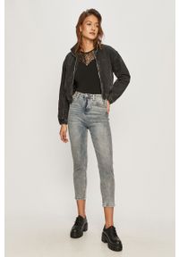 TALLY WEIJL - Tally Weijl - Kurtka jeansowa. Kolor: czarny. Materiał: jeans #5