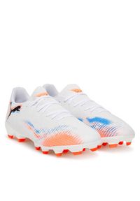 Puma Buty do piłki nożnej Future 8 Play Fg/Ag 108602 01 Biały. Kolor: biały. Materiał: materiał